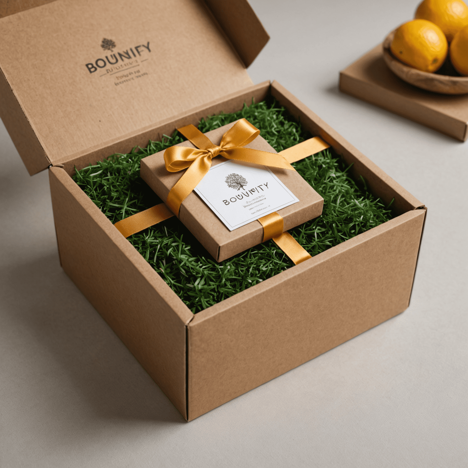 Bouncify empacado en su caja de regalo, mostrando el producto final listo para ser entregado